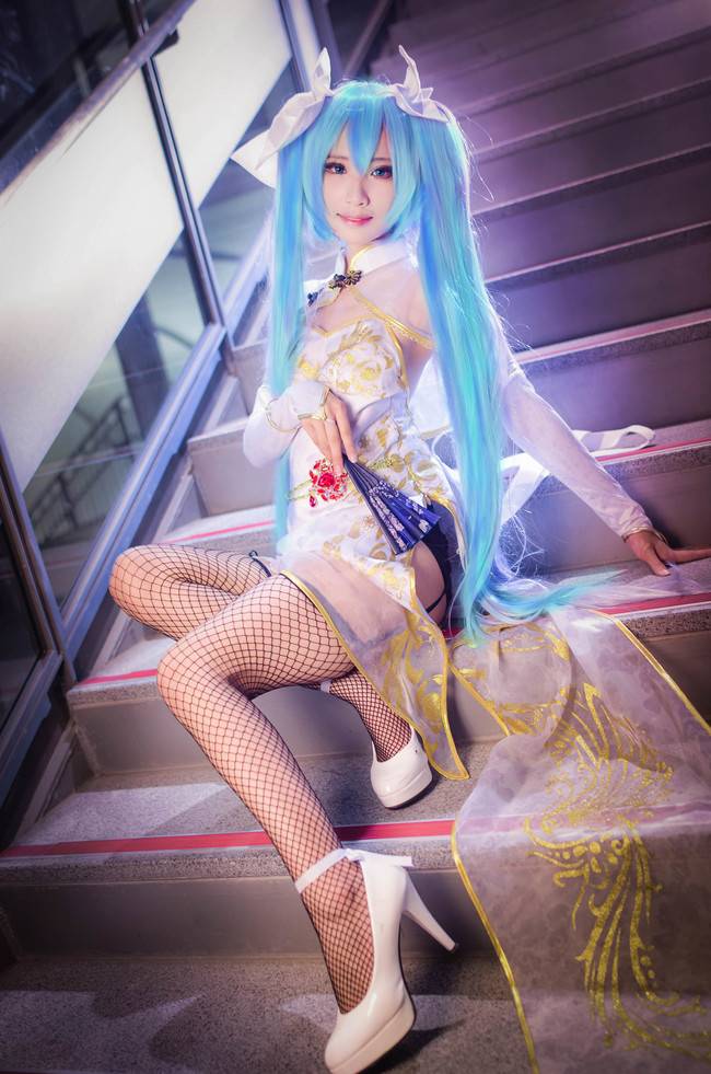 Cosplay福利/初音未来 金丝雀旗袍