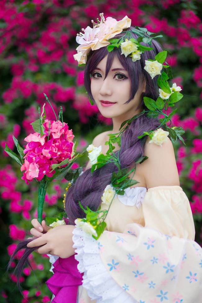 Cosplay福利/【Love live！】童话ver 东条希 长发公主