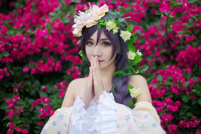 Cosplay福利/【Love live！】童话ver 东条希 长发公主