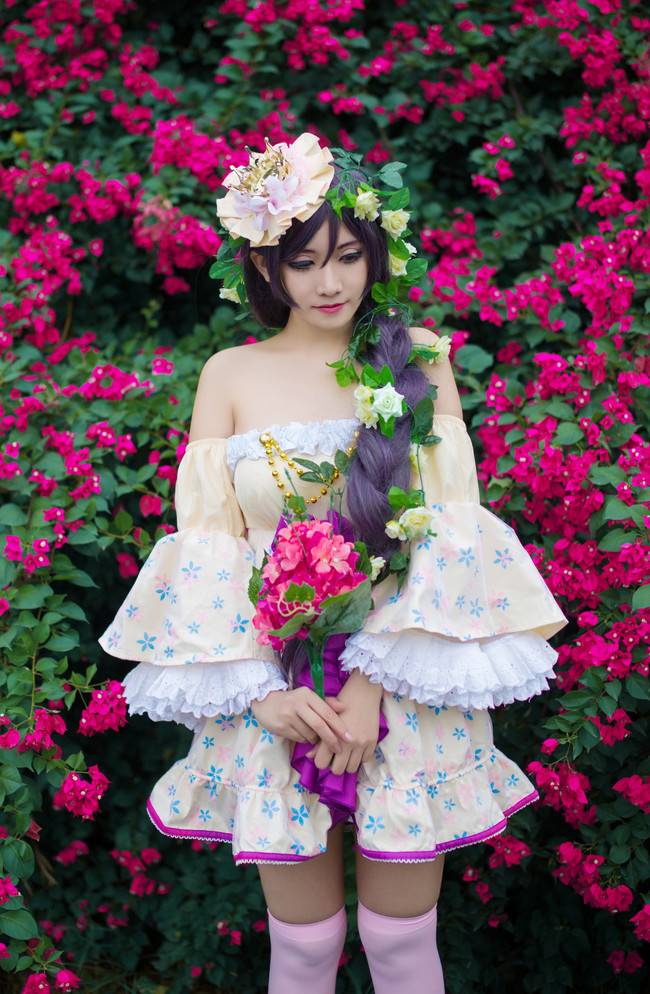 Cosplay福利/【Love live！】童话ver 东条希 长发公主