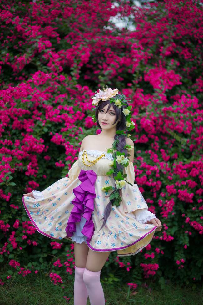 Cosplay福利/【Love live！】童话ver 东条希 长发公主