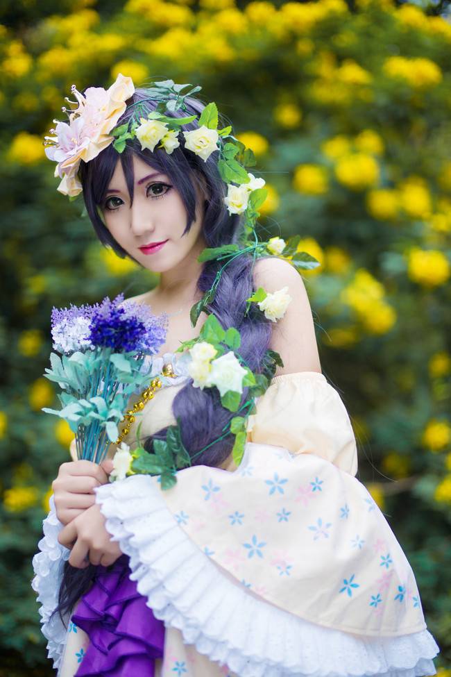 Cosplay福利/【Love live！】童话ver 东条希 长发公主