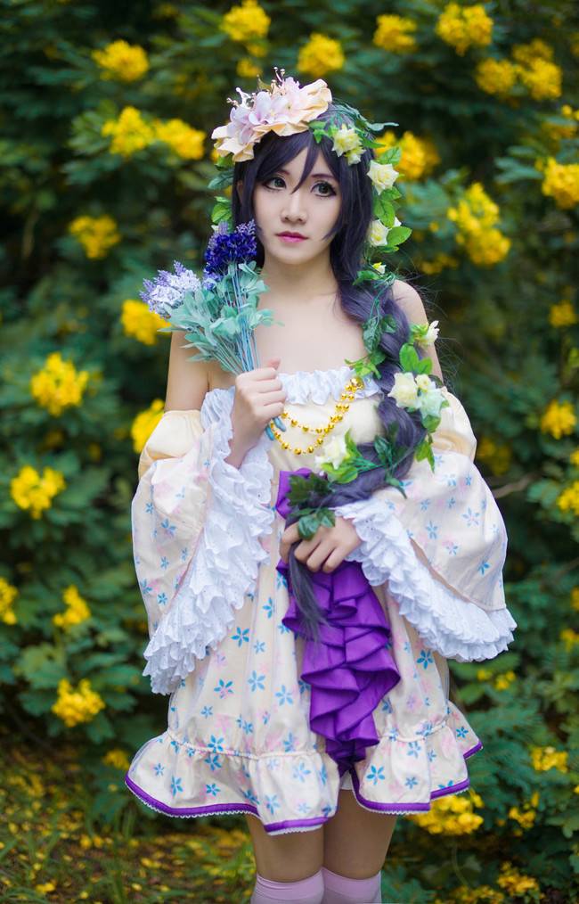 Cosplay福利/【Love live！】童话ver 东条希 长发公主