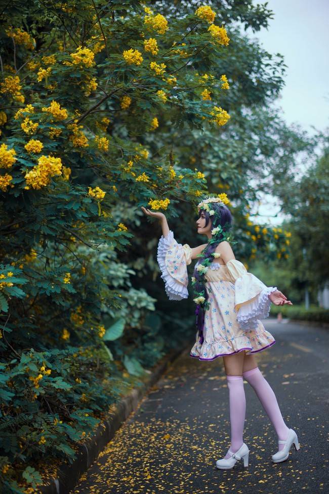 Cosplay福利/【Love live！】童话ver 东条希 长发公主