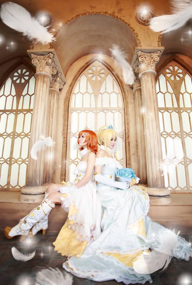 Cosplay福利/【Love Live！】绘里&果果婚纱ver.