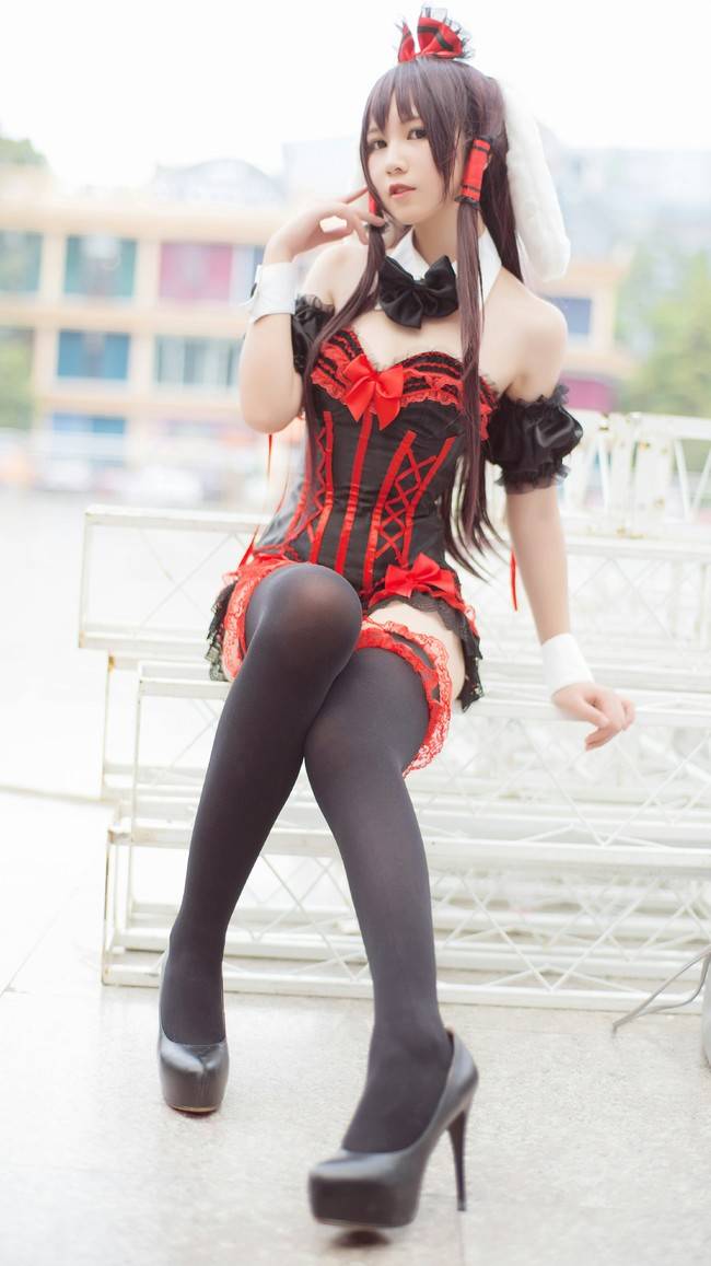 Cosplay福利/CD20 灵梦同人兔女郎场照