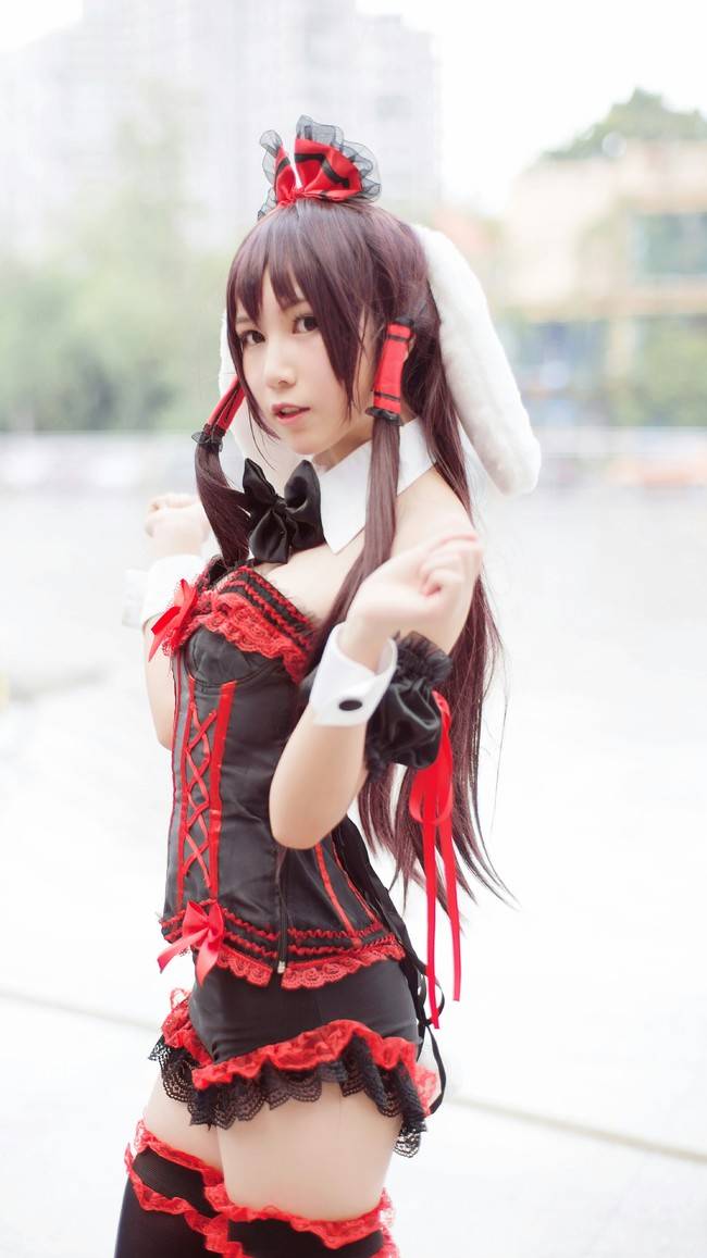 Cosplay福利/CD20 灵梦同人兔女郎场照