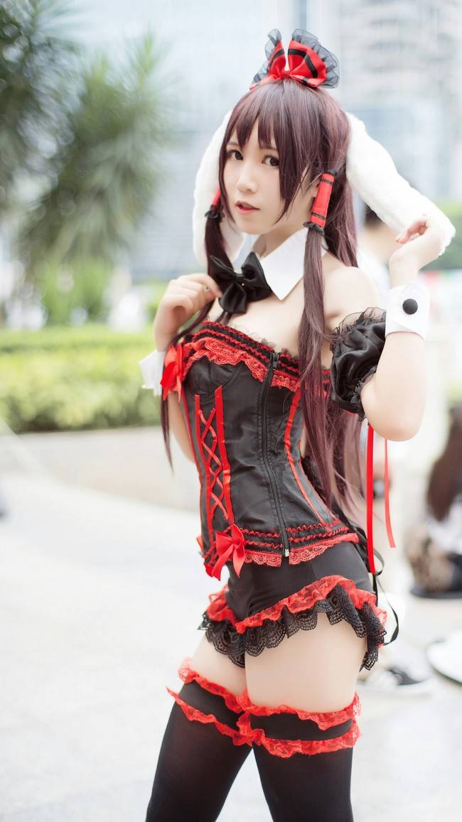 Cosplay福利/CD20 灵梦同人兔女郎场照