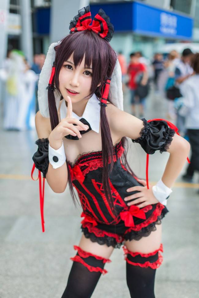 Cosplay福利/CD20 灵梦同人兔女郎场照