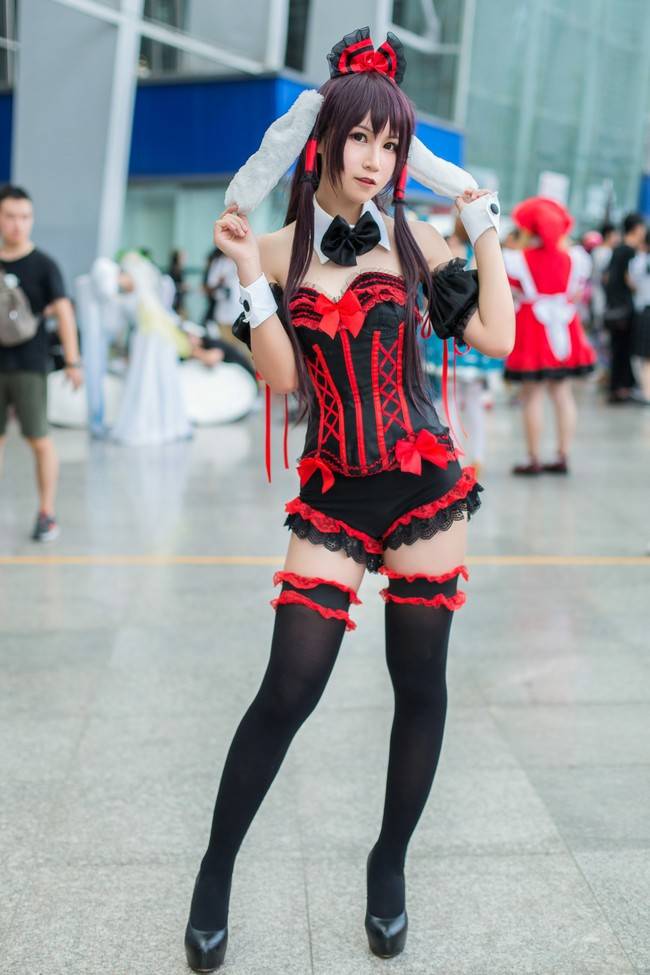Cosplay福利/CD20 灵梦同人兔女郎场照
