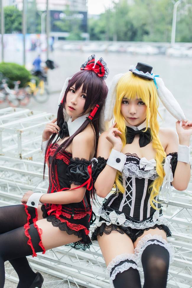 Cosplay福利/CD20 灵梦同人兔女郎场照