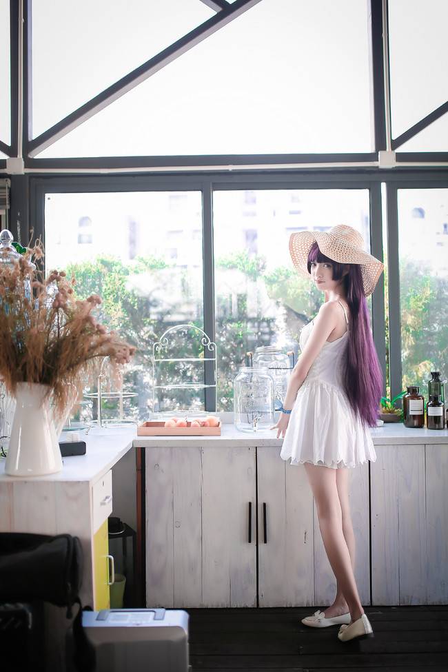 Cosplay福利/白猫-前辈、请和我约会