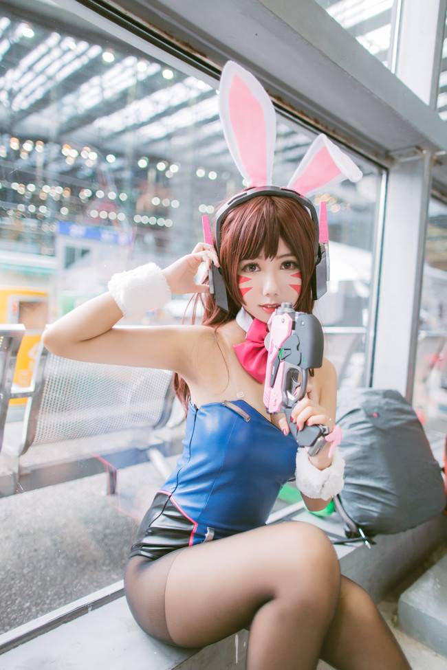Cosplay福利/dva兔女郎场照
