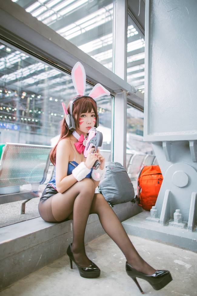 Cosplay福利/dva兔女郎场照