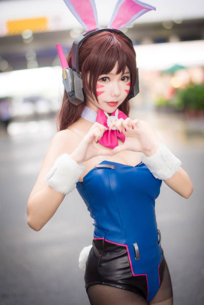 Cosplay福利/dva兔女郎场照