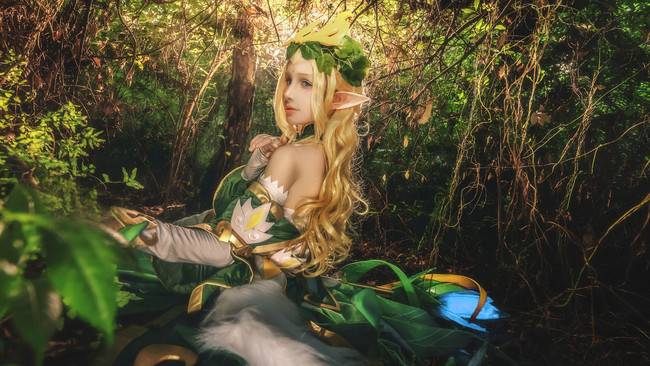 Cosplay福利/王者荣耀王昭君精灵公主