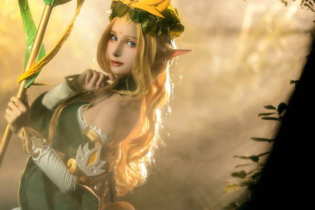 Cosplay福利/王者荣耀王昭君精灵公主