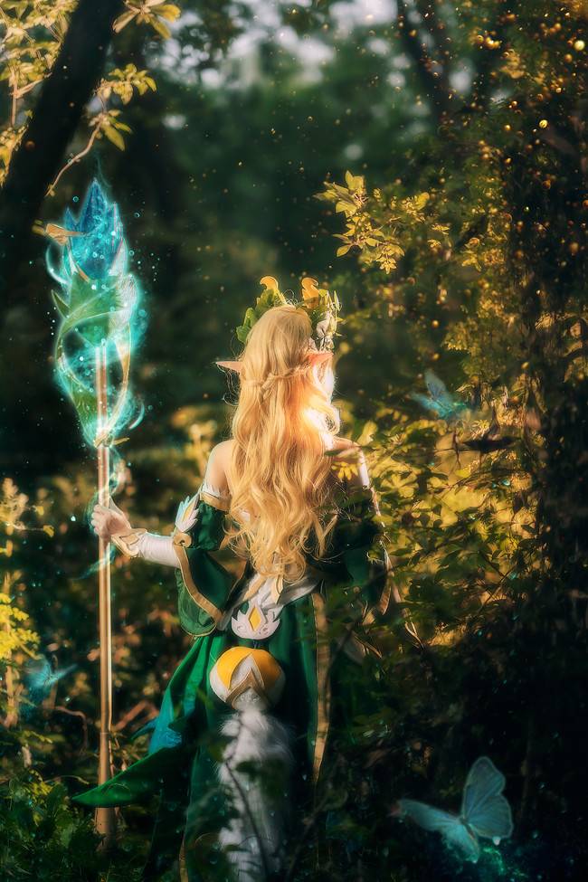 Cosplay福利/王者荣耀王昭君精灵公主