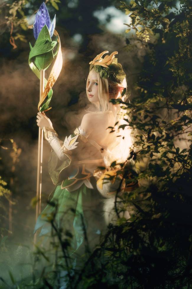 Cosplay福利/王者荣耀王昭君精灵公主