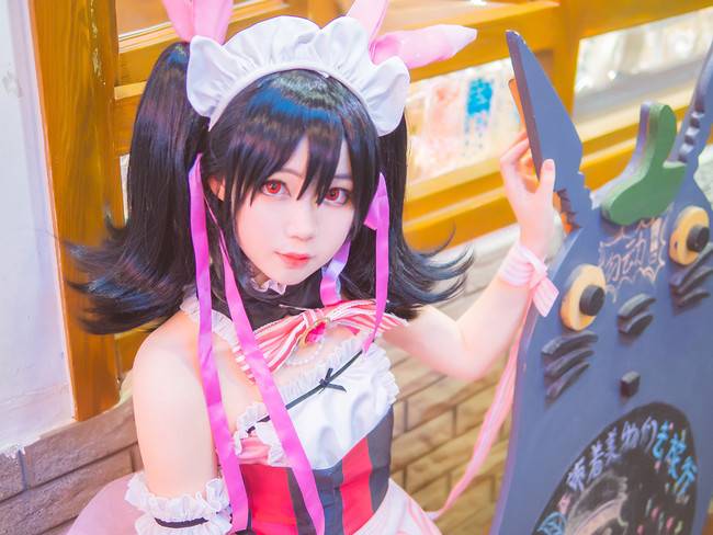 Cosplay福利/♡情人节女仆妮可♡