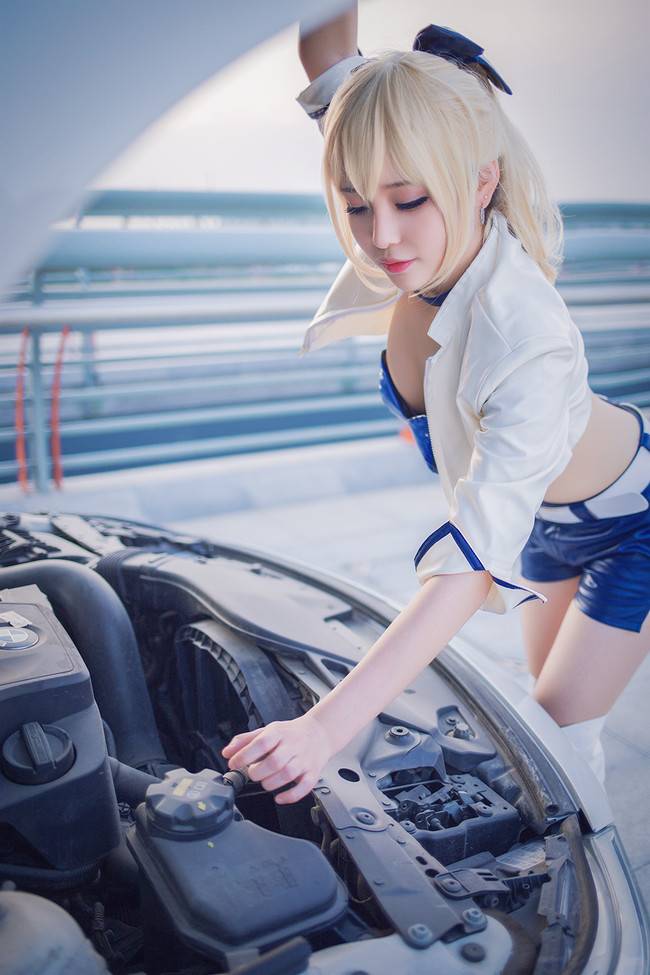Cosplay福利/saber赛车娘