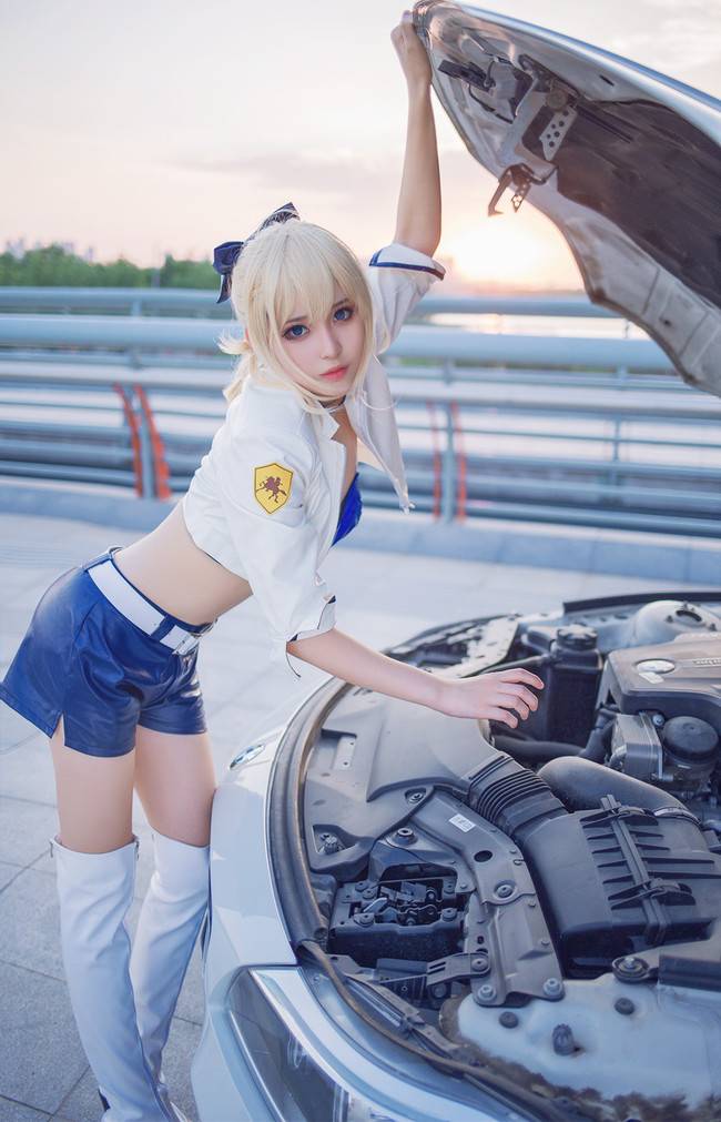 Cosplay福利/saber赛车娘