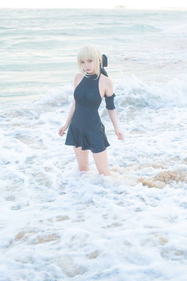 Cosplay福利/Saber Alter- 水着