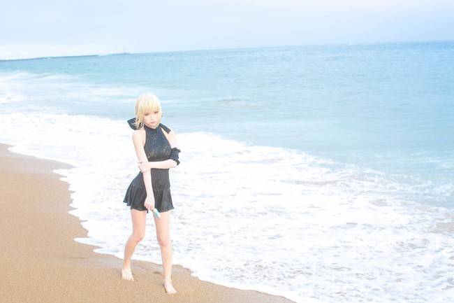 Cosplay福利/Saber Alter- 水着