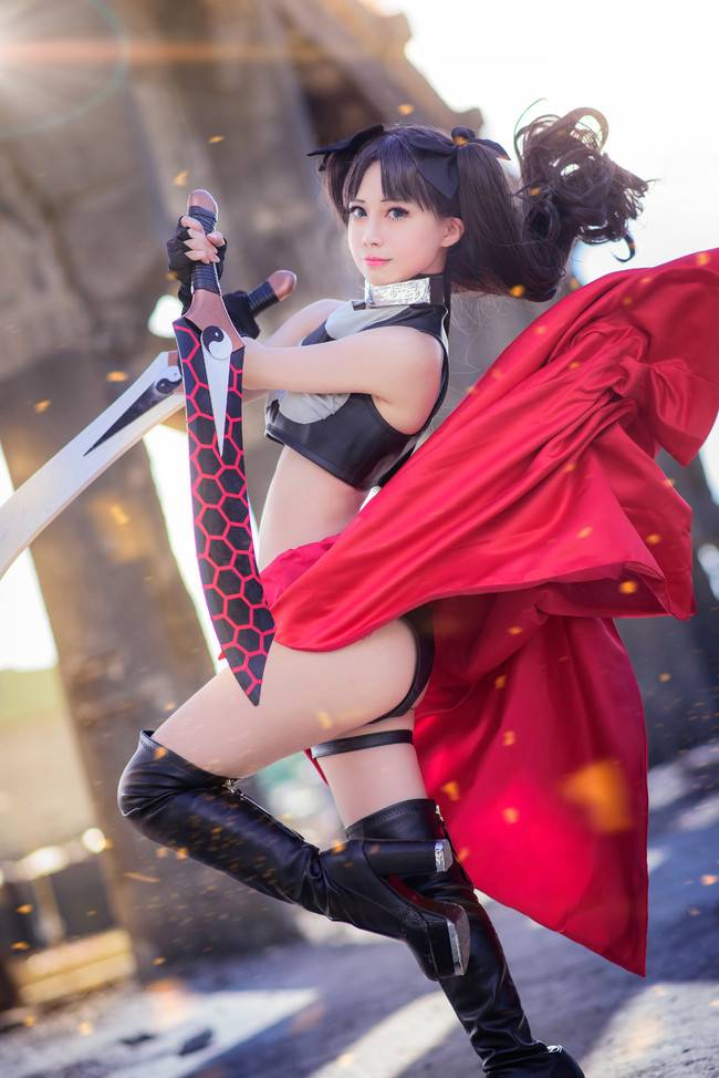 Cosplay福利/Fate/stay night遠坂凛 弓兵服ver.