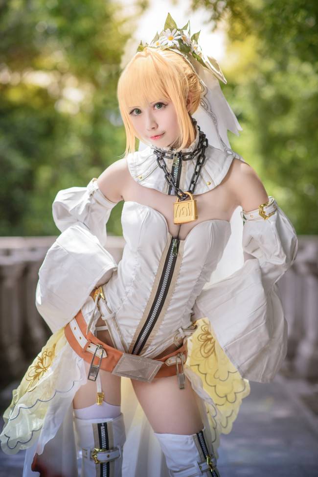 Cosplay福利/Fate/Grand Order 尼祿花嫁 靈基二
