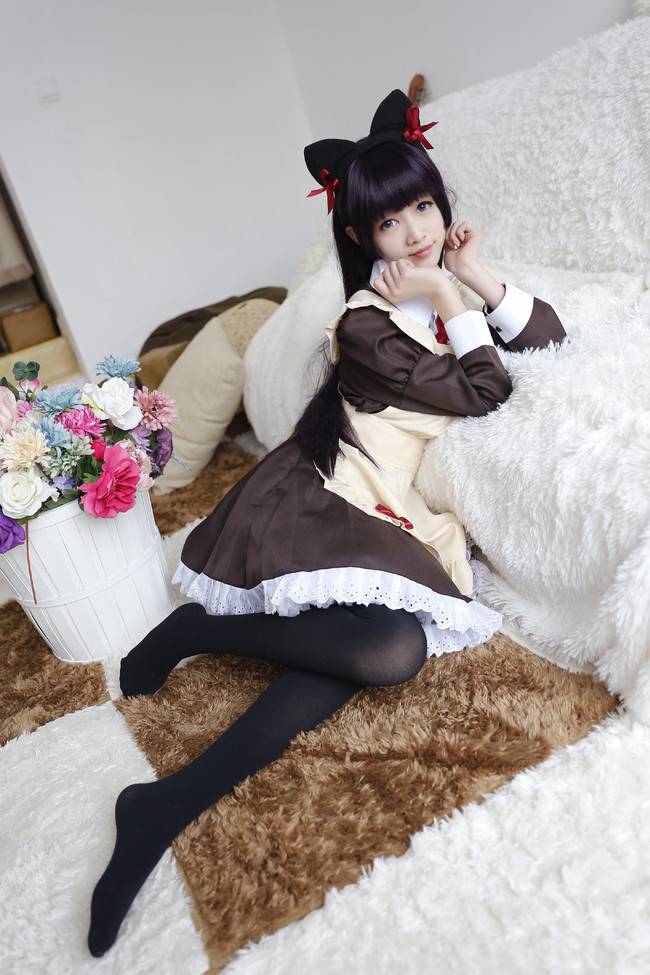 Cosplay福利/【黑猫女仆】祝自己17岁生日快乐w