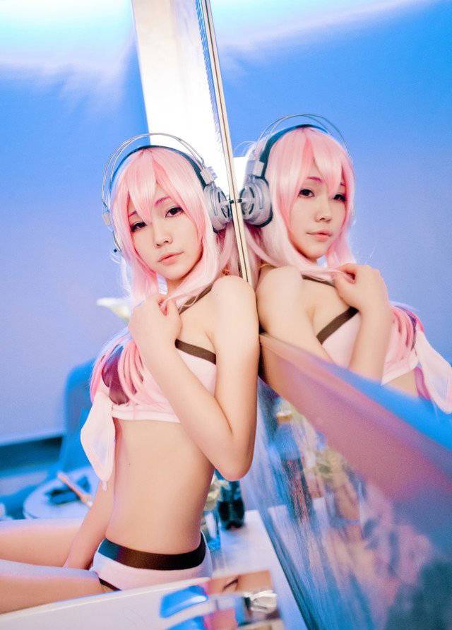 Cosplay福利/粉嫩萝莉超级索尼子 巨乳coplay福利写真, 可爱不失性感秒杀