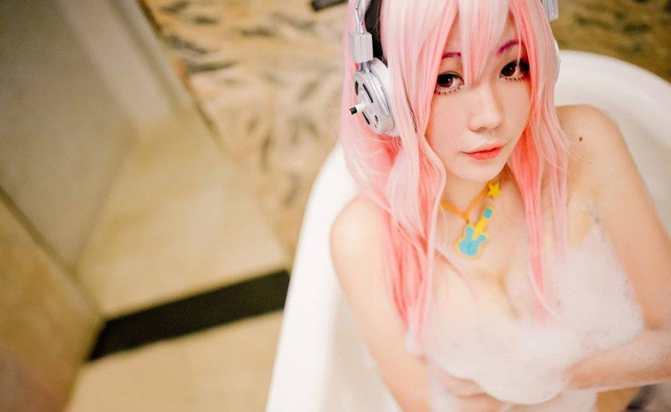 Cosplay福利/粉嫩萝莉超级索尼子 巨乳coplay福利写真, 可爱不失性感秒杀