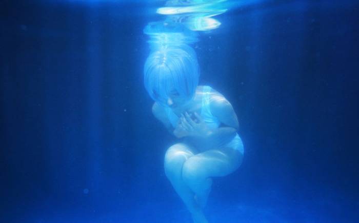 Cosplay福利/三无少女凌波丽 死库水cosplay福利, 出水芙蓉梦幻迷情