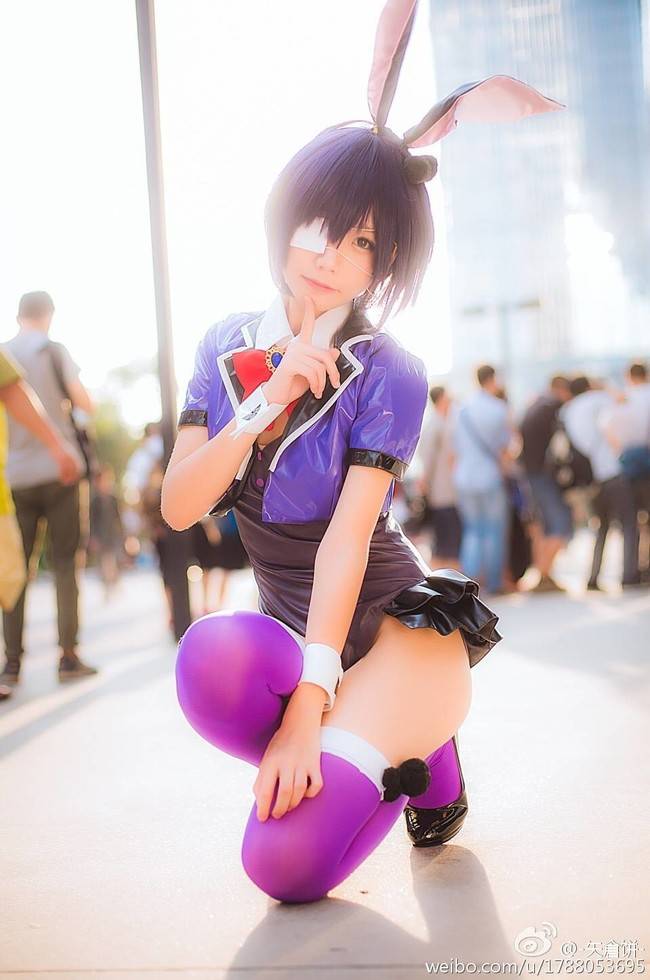 Cosplay福利/中二病也要谈恋爱 小鸟游六花 兔女郎腿控