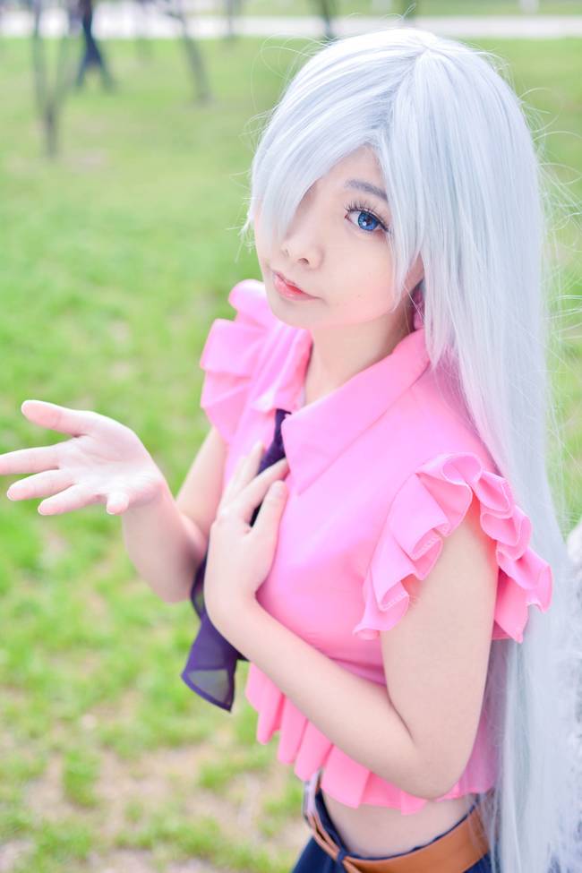 Cosplay福利/七原罪伊丽莎白 性感火辣美女短裙长腿cosplay福利