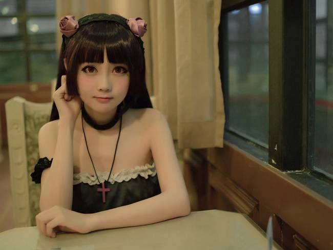 Cosplay福利/我的妹妹哪有这么可爱!五更琉璃黑猫性感睡衣cosplay私房福利