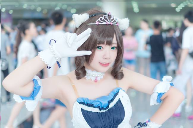 Cosplay福利/偶像大师灰姑娘女孩前川未来 萝莉洋装白丝cosplay福利