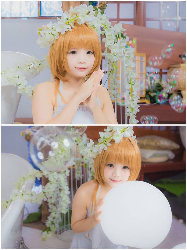 Cosplay福利/萝莉日常魔卡少女樱木之本樱白皙美腿cosplay福利图片