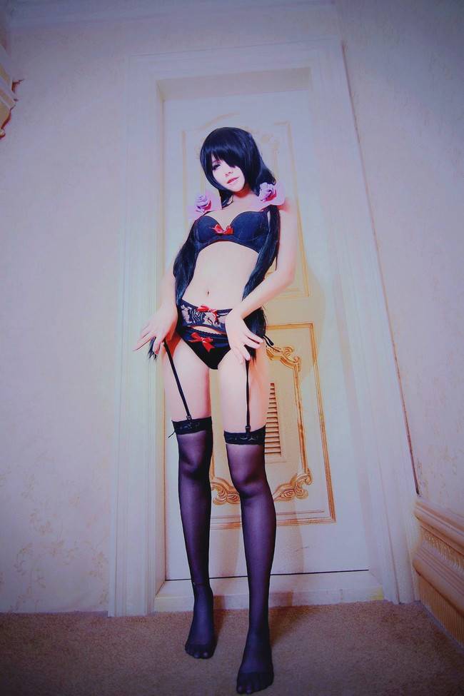 Cosplay福利/约会大作战时崎狂三性感内衣胖次