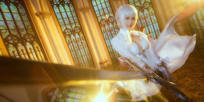 Cosplay福利/《死亡爱丽丝》白雪姬cosplay