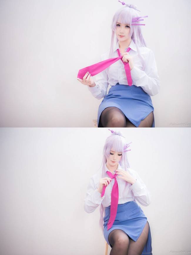 Cosplay福利/御姐丰胸美臀福利重装武器芙萝蕾缇雅cosplay图片