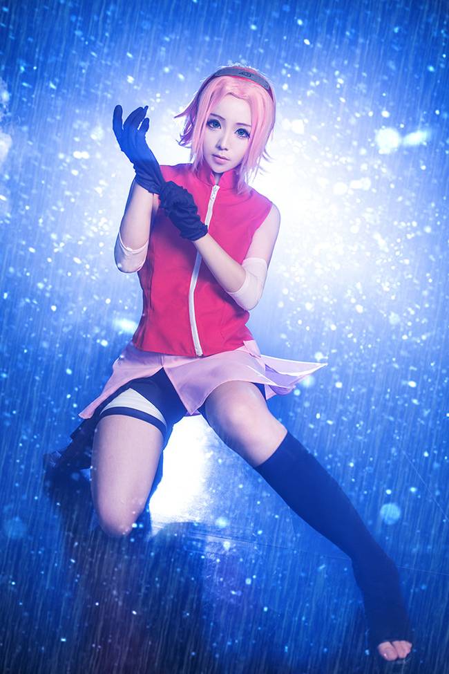 Cosplay福利/火影忍者春野樱cosplay美女福利