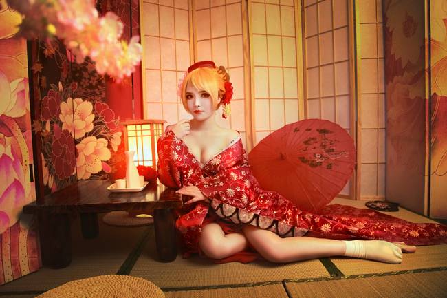 Cosplay福利/性感美女巨乳美腿福利VOCALOID镜音铃cosplay番号