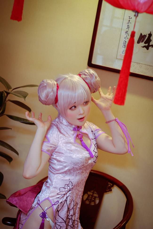 Cosplay福利/巨乳萝莉美腿白丝福利王者荣耀孙尚香cosplay