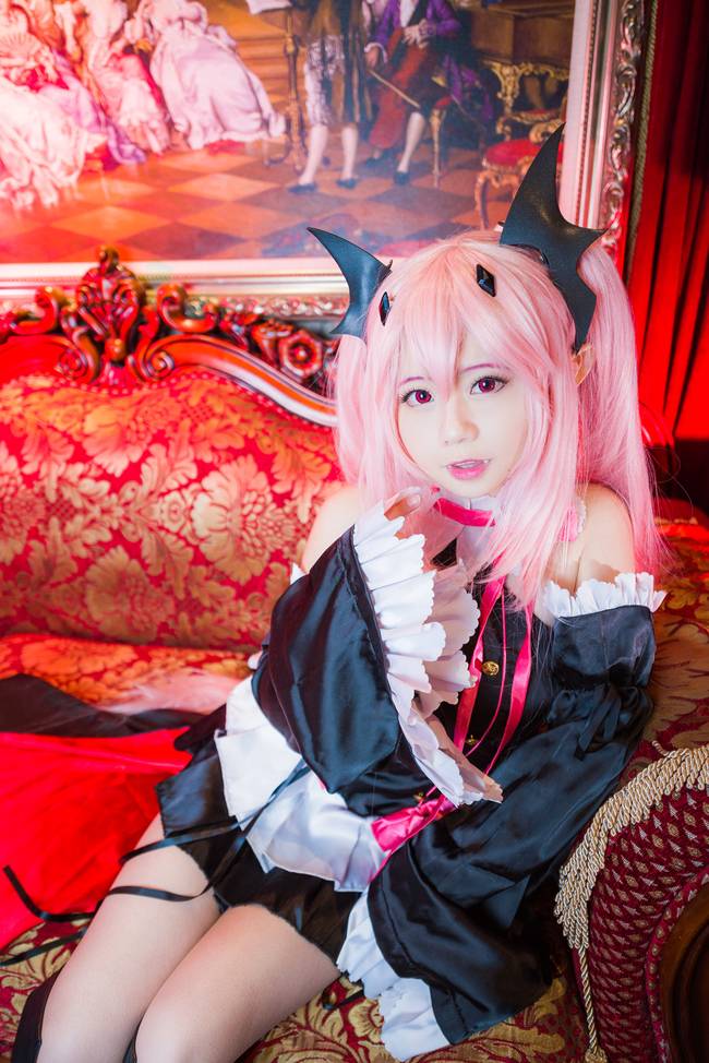 Cosplay福利/终结的炽天使克鲁鲁萌妹性感美腿cosplay福利