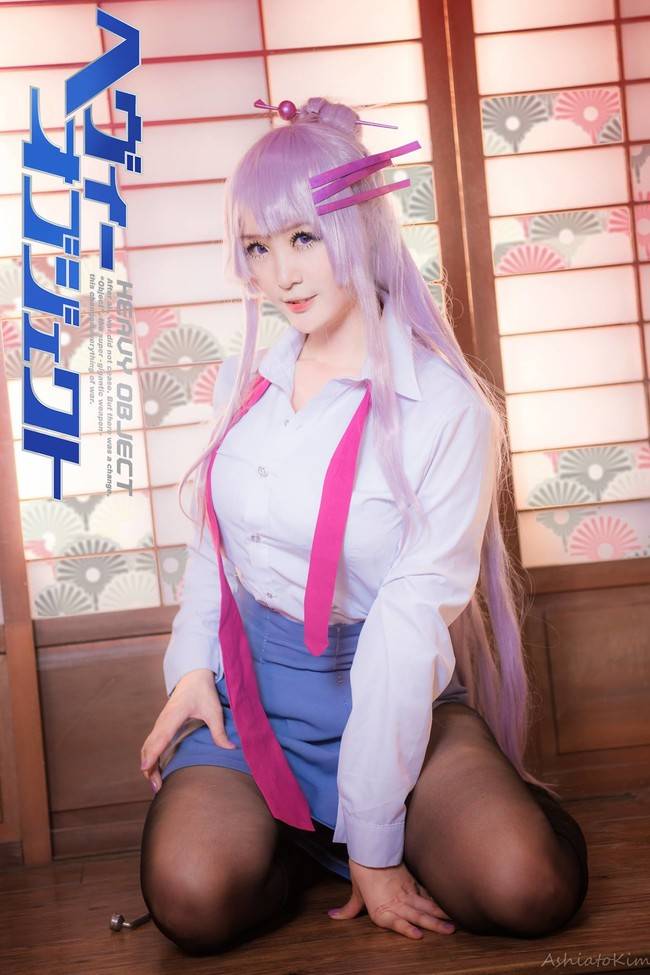 Cosplay福利/御姐丰胸美臀福利重装武器芙萝蕾缇雅cosplay图片