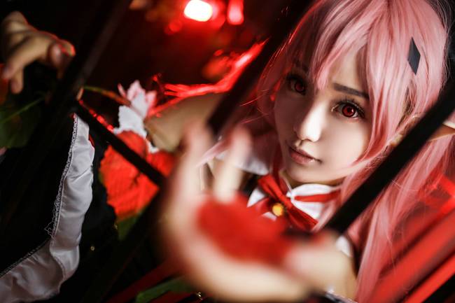 Cosplay福利/终结的炽天使 克鲁鲁 萝莉女仆裸足cosplay福利