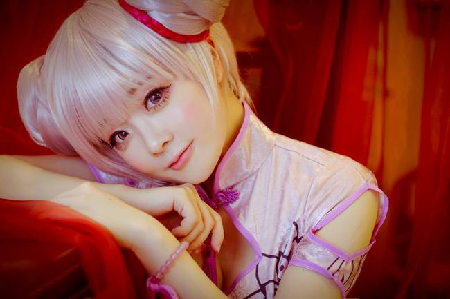 Cosplay福利/巨乳萝莉 美腿白丝福利 王者荣耀孙尚香cosplay