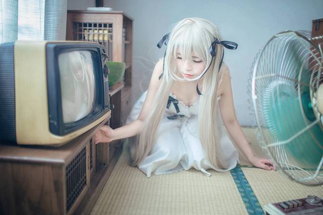 Cosplay福利/萝莉娘缘之空春日野穹巨乳cosplay福利